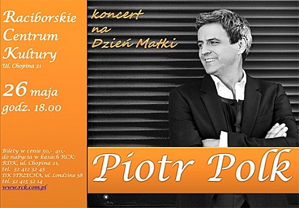 Piotr Polk zaśpiewa w RCK-u Piotr Polk zaśpiewa w RCK-u
