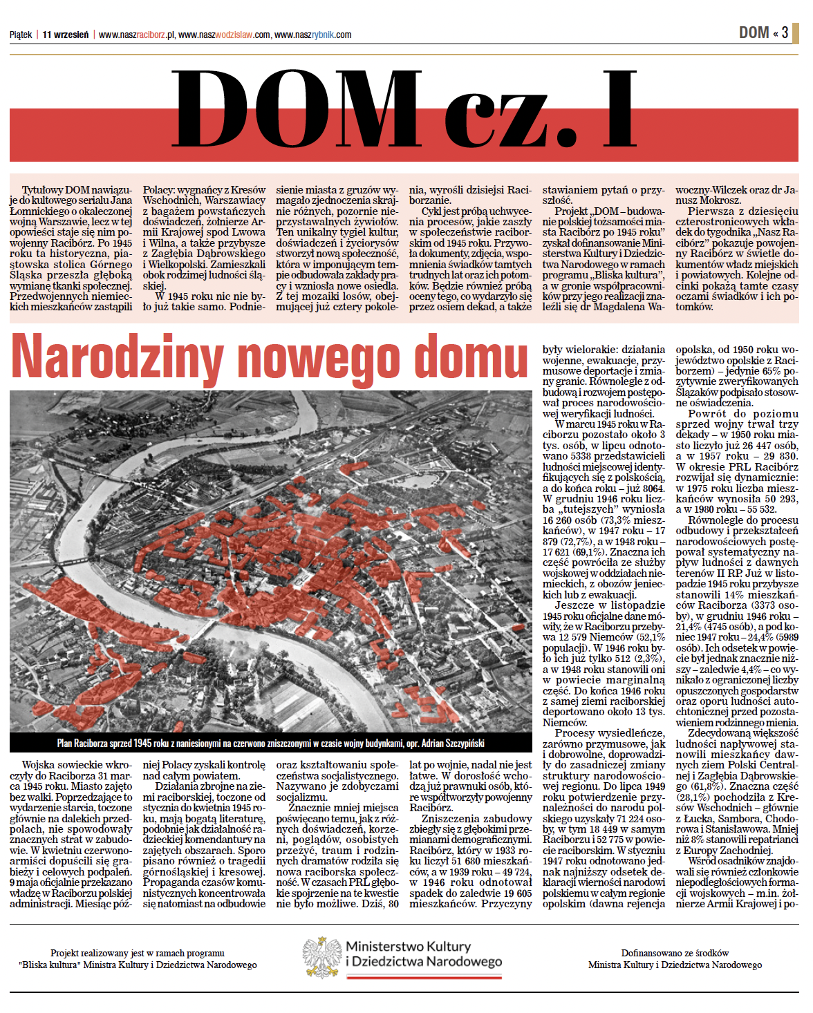 Nasz Racibórz - dodatek specjalny DOM I