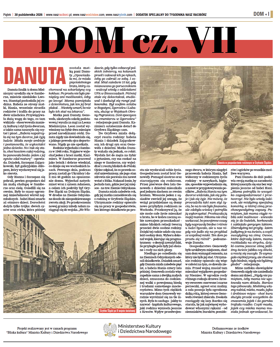 Nasz Racibórz - dodatek specjalny DOM VII