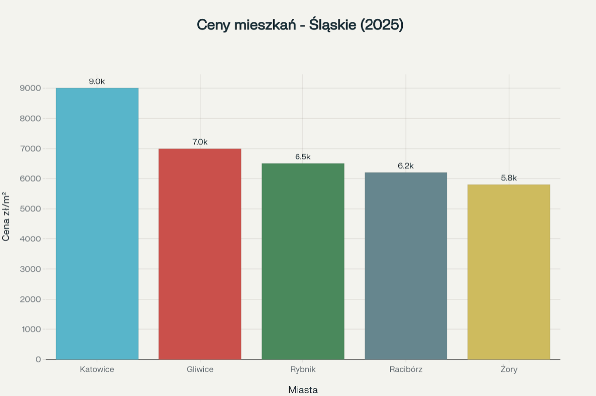 ceny mieszkań Racibórz