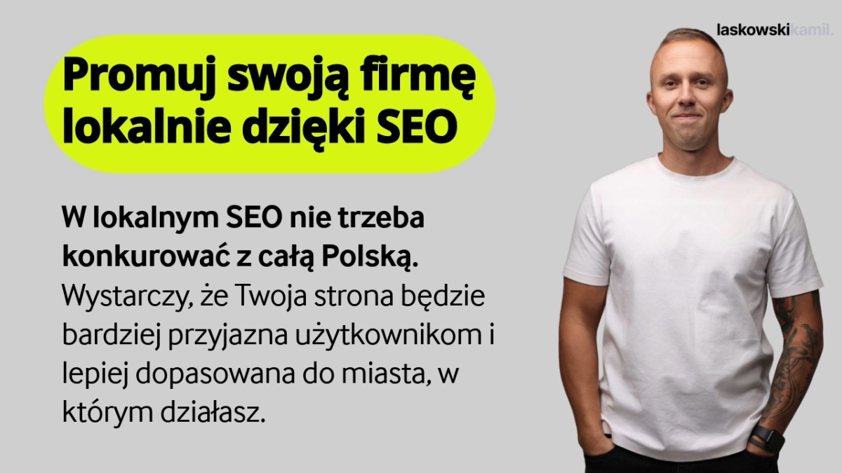 Promuj swoją firmę lokalnie dzięki SEO