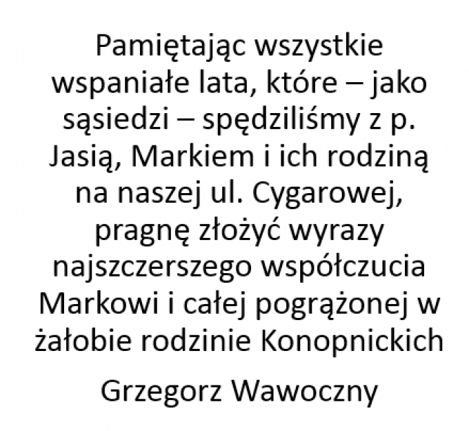 kondolencje