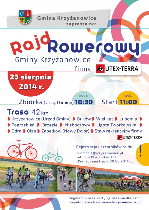 plakat_rajd_rowerowy_utex_2014