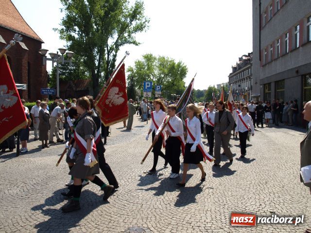 Zdjęcie w galerii na portalu naszraciborz.pl: Raciborskie uroczystości 3-majowe wiadomości z regionu