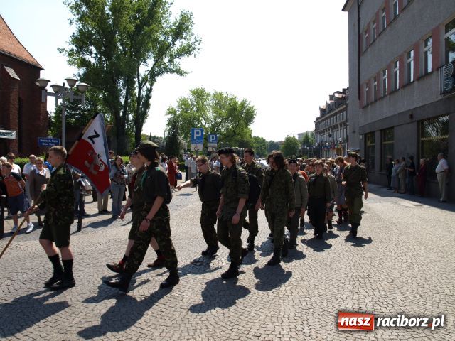 Zdjęcie w galerii na portalu naszraciborz.pl: Raciborskie uroczystości 3-majowe wiadomości z regionu