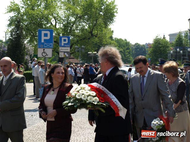 Zdjęcie w galerii na portalu naszraciborz.pl: Raciborskie uroczystości 3-majowe wiadomości z regionu