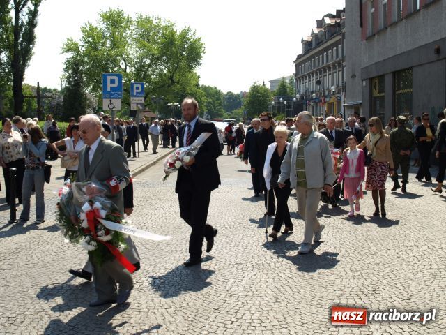 Zdjęcie w galerii na portalu naszraciborz.pl: Raciborskie uroczystości 3-majowe wiadomości z regionu