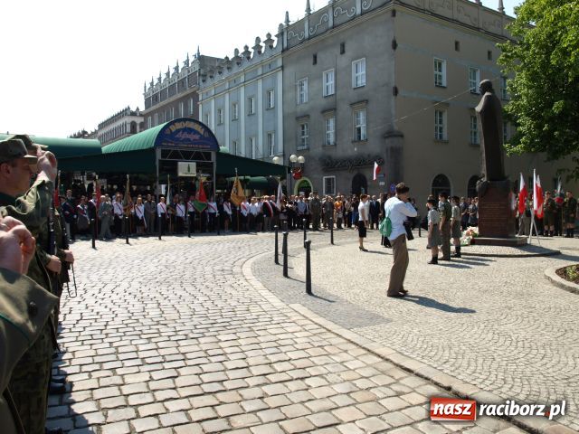 Zdjęcie w galerii na portalu naszraciborz.pl: Raciborskie uroczystości 3-majowe wiadomości z regionu