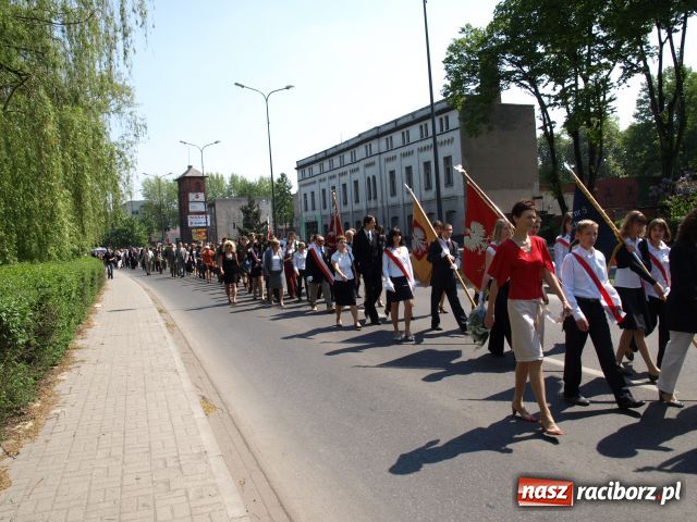 Zdjęcie w galerii na portalu naszraciborz.pl: Raciborskie uroczystości 3-majowe wiadomości z regionu