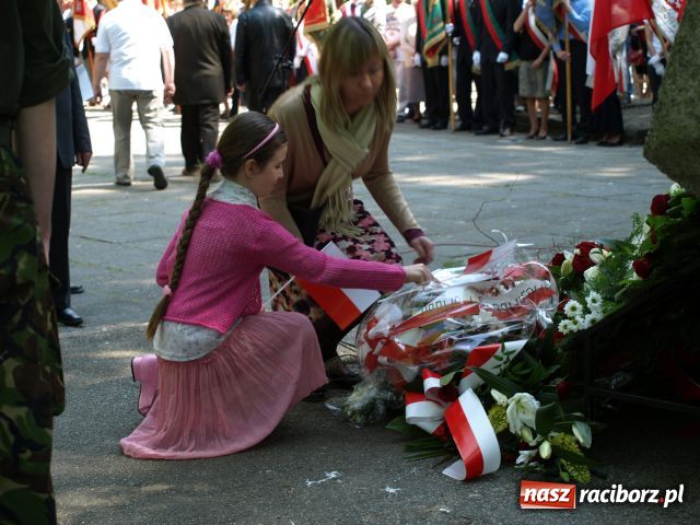 Zdjęcie w galerii na portalu naszraciborz.pl: Raciborskie uroczystości 3-majowe wiadomości z regionu