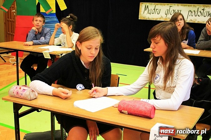 Zdjęcie w galerii na portalu naszraciborz.pl: Mądra głowa podstawowa... wiadomości z regionu