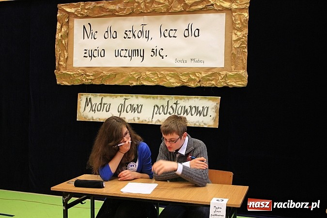 Zdjęcie w galerii na portalu naszraciborz.pl: Mądra głowa podstawowa... wiadomości z regionu