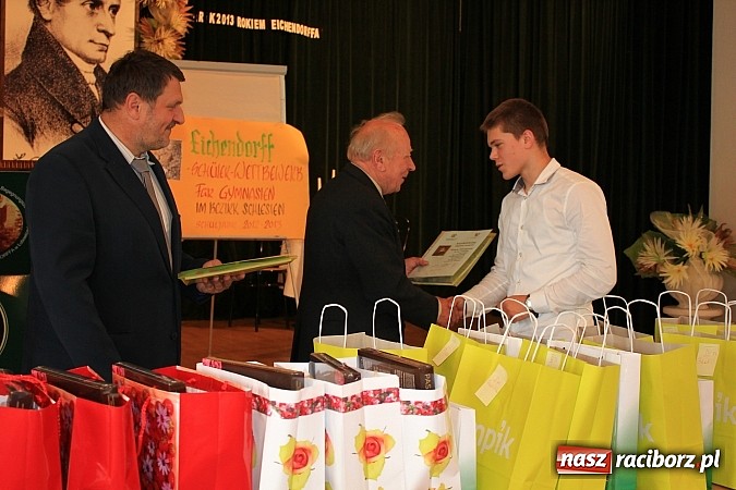 Zdjęcie w galerii na portalu naszraciborz.pl: Sprawdzili wiedzę o twórczości Eichendorffa wiadomości z regionu