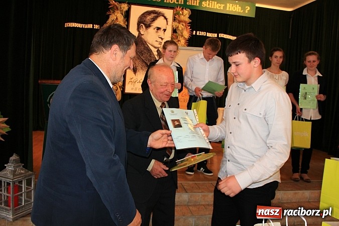 Zdjęcie w galerii na portalu naszraciborz.pl: Sprawdzili wiedzę o twórczości Eichendorffa wiadomości z regionu