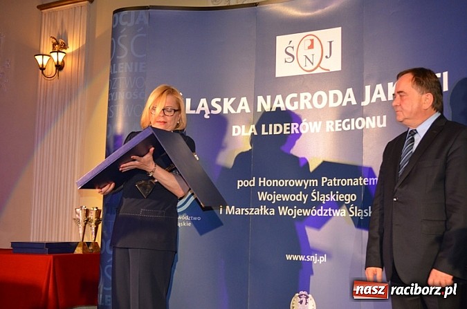 Zdjęcie w galerii na portalu naszraciborz.pl: Śląska Nagroda Jakości dla Gabrieli Lenartowicz wiadomości z regionu