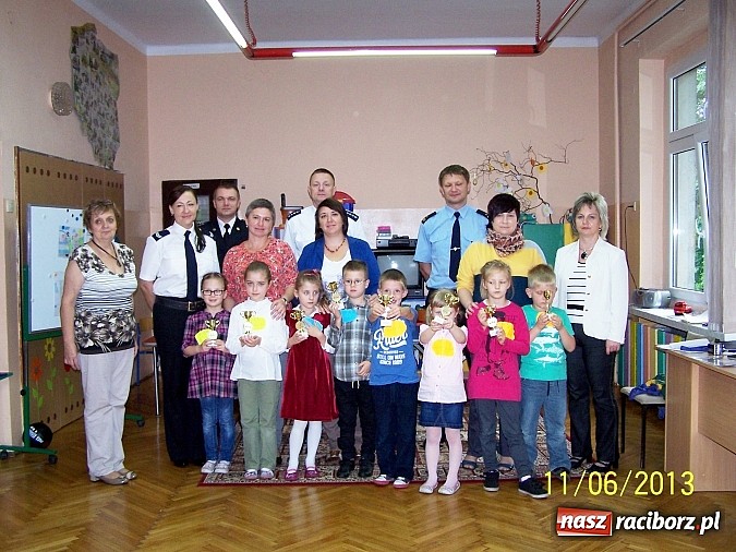Zdjęcie w galerii na portalu naszraciborz.pl: Bezpieczny przedszkolak - akcja w P13 wiadomości z regionu