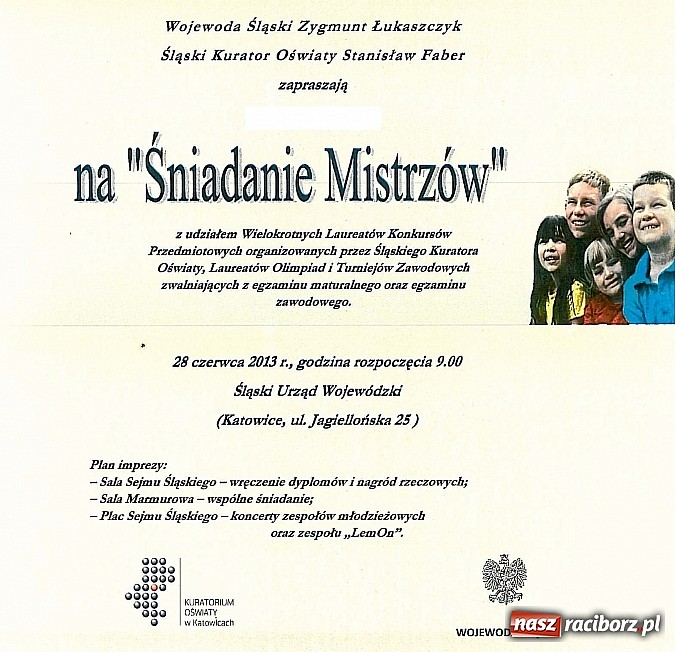 Zdjęcie w galerii na portalu naszraciborz.pl: Śniadanie Mistrzów z udziałem uczniów Budowlanki wiadomości z regionu