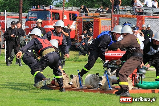 Zdjęcie w galerii na portalu naszraciborz.pl: Strażacy z Samborowic najlepsi w gminie. Znakomity czas bojówki wiadomości z regionu