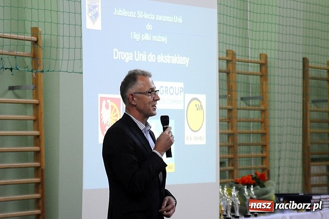 Zdjęcie w galerii na portalu naszraciborz.pl: Unici wspominali awans do I ligi wiadomości z regionu