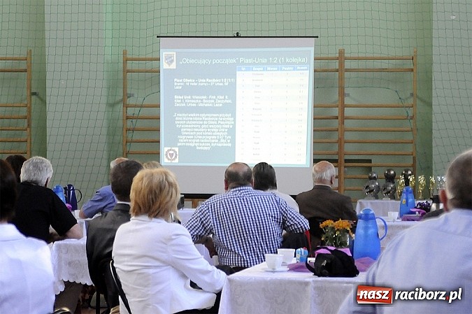 Zdjęcie w galerii na portalu naszraciborz.pl: Unici wspominali awans do I ligi wiadomości z regionu