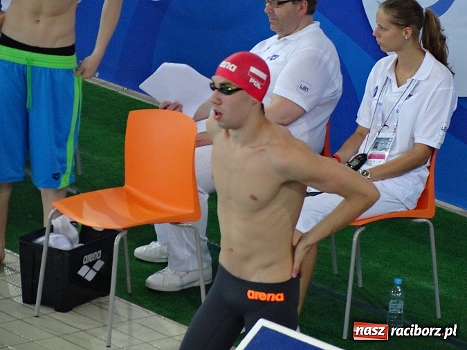 Zdjęcie w galerii na portalu naszraciborz.pl: Pływanie: Rafał Bugdol mistrzem Europy wiadomości z regionu