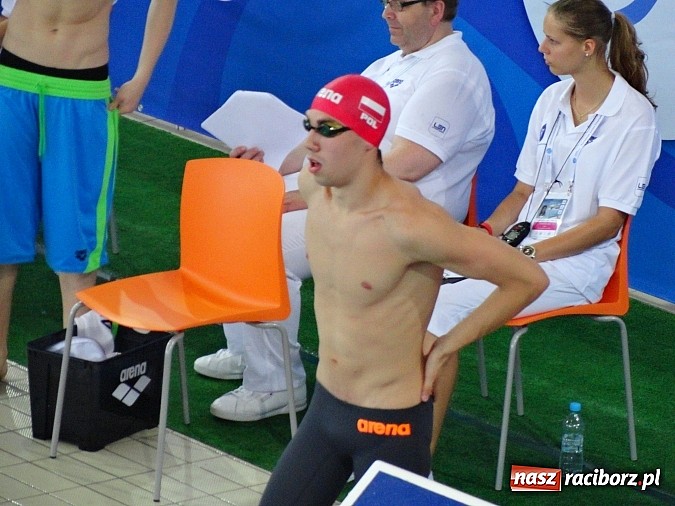 Zdjęcie w galerii na portalu naszraciborz.pl: Pływanie MEJ: Krzysztof Tokarski o krok od medalu wiadomości z regionu