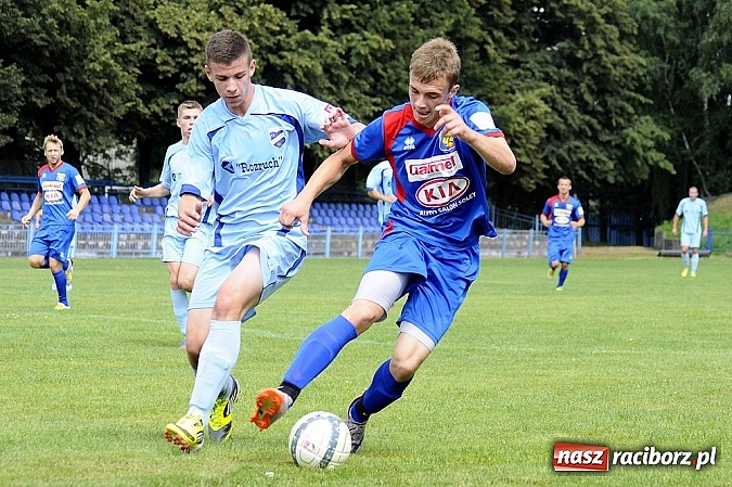 Zdjęcie w galerii na portalu naszraciborz.pl: Minimalna przegrana Unii z Odrą wiadomości z regionu