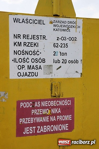 Zdjęcie w galerii na portalu naszraciborz.pl: Prom Ciechowice-Grzegorzowice wczoraj i dziś wiadomości z regionu