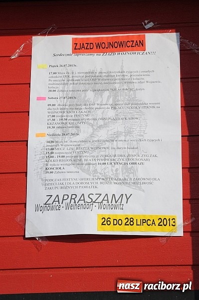 Zdjęcie w galerii na portalu naszraciborz.pl: Zjazd Wojnowiczan. Trzy dni świetnej zabawy wiadomości z regionu