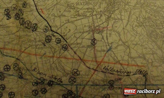 Zdjęcie w galerii na portalu naszraciborz.pl: Bison, Wissent i Volkssturm Stellung - jak Niemcy bronili ziemi raciborskiej w 1945 r. wiadomości z regionu