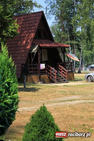 Zdjęcie w galerii na portalu naszraciborz.pl: Leśna Polana: Skok do wody dla ochłody wiadomości z regionu