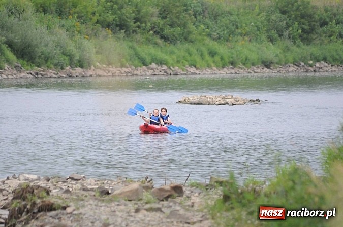 Zdjęcie w galerii na portalu naszraciborz.pl: Zabrakło miejsc w kajakach i pontonach. Miting wodniacki Morawskich Wrót wiadomości z regionu