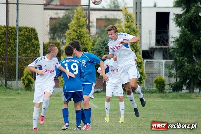 Zdjęcie w galerii na portalu naszraciborz.pl: ŚLJ: Górnik Zabrze rozgromił Krzyżanowice wiadomości z regionu