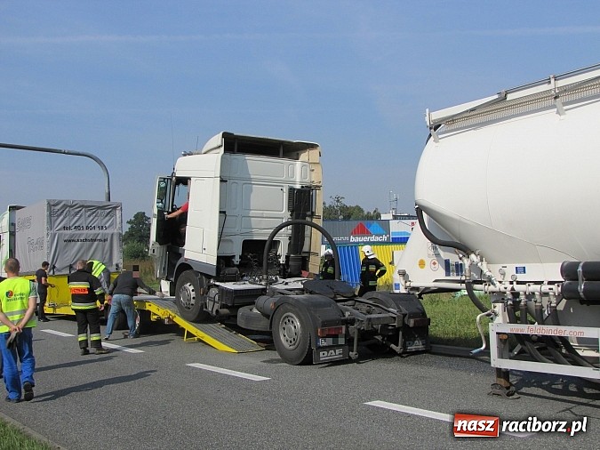 Zdjęcie w galerii na portalu naszraciborz.pl: Śmiertelny wypadek w Chałupkach. Cysterna uderzyła w seata wiadomości z regionu