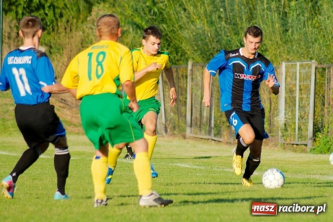 Zdjęcie w galerii na portalu naszraciborz.pl: B klasa: Koziołki niestraszne Chałupkom. Kapitan pokazał jak strzelać wiadomości z regionu