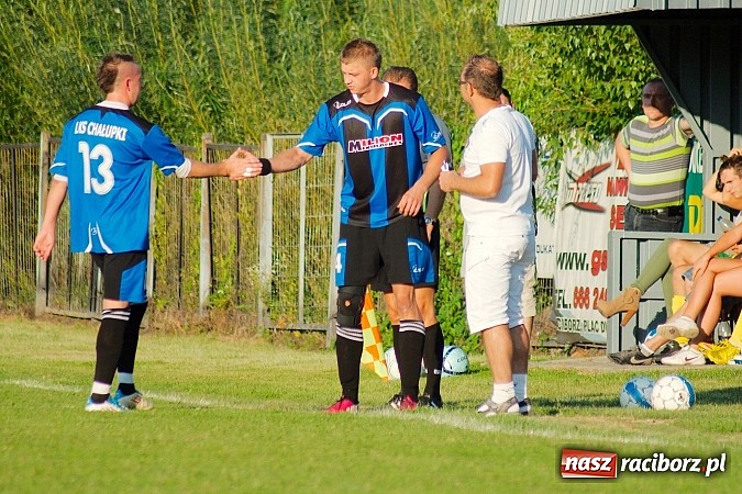 Zdjęcie w galerii na portalu naszraciborz.pl: B klasa: Koziołki niestraszne Chałupkom. Kapitan pokazał jak strzelać wiadomości z regionu