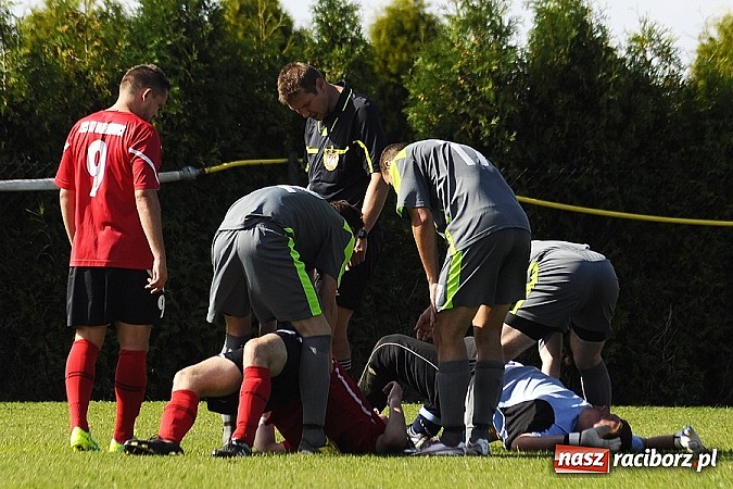 Zdjęcie w galerii na portalu naszraciborz.pl: Trafił Wilk razy kilka... Pierwsze punkty Markowic wiadomości z regionu
