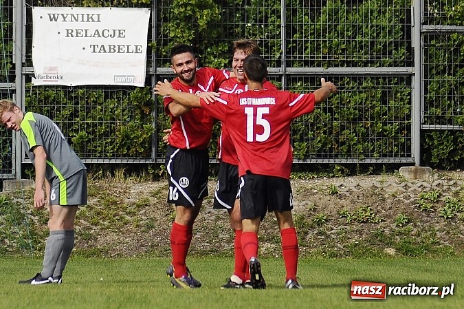 Zdjęcie w galerii na portalu naszraciborz.pl: Trafił Wilk razy kilka... Pierwsze punkty Markowic wiadomości z regionu