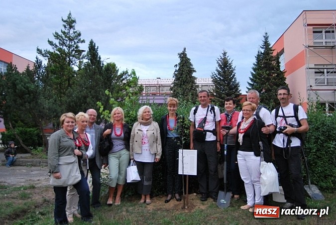 Zdjęcie w galerii na portalu naszraciborz.pl: Skromne sadzenie lipy przy SP 15 wiadomości z regionu