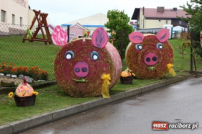 Zdjęcie w galerii na portalu naszraciborz.pl: Święto plonów w Żerdzinach z mażoretkami wiadomości z regionu