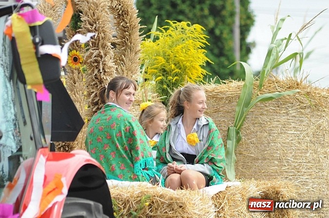 Zdjęcie w galerii na portalu naszraciborz.pl: W Pietraszynie korowód podziwiała cała wieś wiadomości z regionu