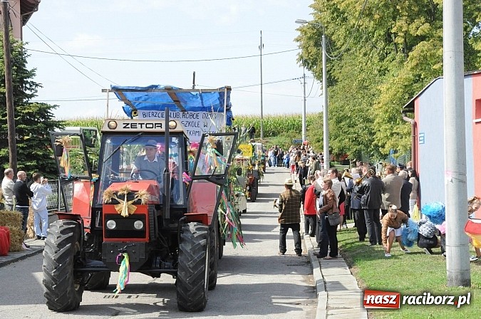 Zdjęcie w galerii na portalu naszraciborz.pl: W Pietraszynie korowód podziwiała cała wieś wiadomości z regionu