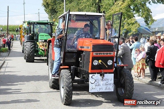 Zdjęcie w galerii na portalu naszraciborz.pl: W Pietraszynie korowód podziwiała cała wieś wiadomości z regionu
