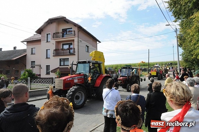 Zdjęcie w galerii na portalu naszraciborz.pl: W Pietraszynie korowód podziwiała cała wieś wiadomości z regionu