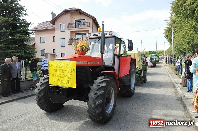 Zdjęcie w galerii na portalu naszraciborz.pl: W Pietraszynie korowód podziwiała cała wieś wiadomości z regionu