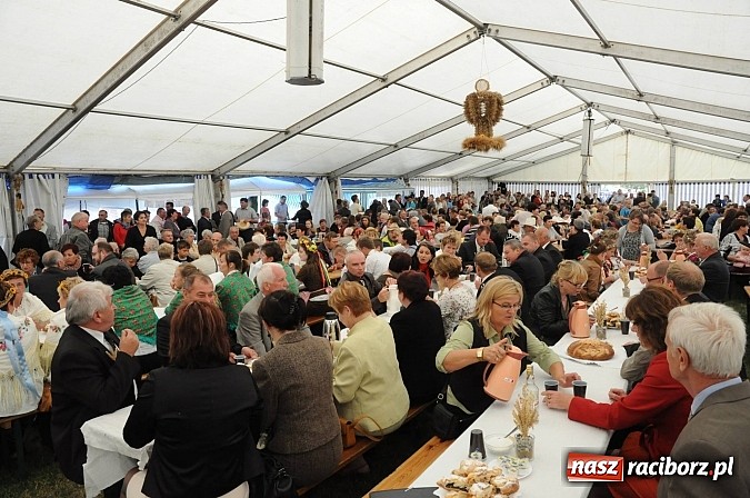 Zdjęcie w galerii na portalu naszraciborz.pl: W Pietraszynie korowód podziwiała cała wieś wiadomości z regionu