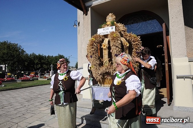 Zdjęcie w galerii na portalu naszraciborz.pl: Dożynki Gminy Krzyżanowice - gigantyczny korowód w Bolesławiu wiadomości z regionu
