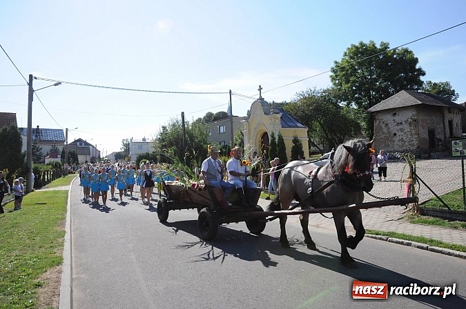 Zdjęcie w galerii na portalu naszraciborz.pl: Dożynki Gminy Krzyżanowice - gigantyczny korowód w Bolesławiu wiadomości z regionu