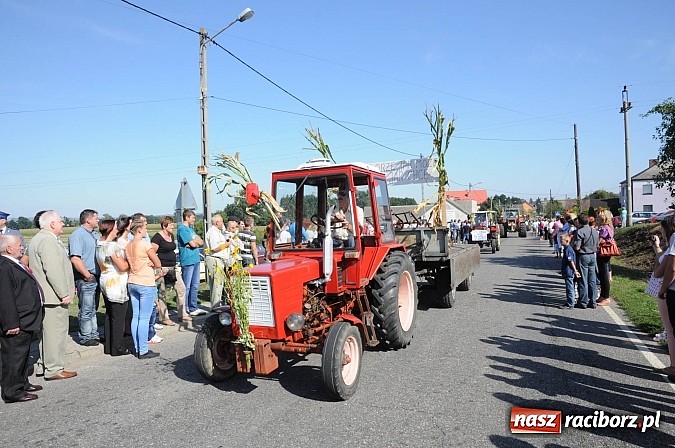 Zdjęcie w galerii na portalu naszraciborz.pl: Dożynki Gminy Krzyżanowice - gigantyczny korowód w Bolesławiu wiadomości z regionu