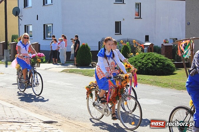 Zdjęcie w galerii na portalu naszraciborz.pl: W Makowie rowerowy korowód dożynkowy wiadomości z regionu